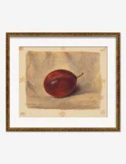 Plum Print By John Henry Hill -Home Decor Sale PlumBronzeGoldOrnateMatted