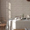 Daryn Peel + Stick Wallpaper 1 Daryn Peel + Stick Wallpaper -Home Decor Sale QU15045 QuiltedPatchwork Ash Stone Diningroom 2 L G
