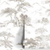 Oriental Toile Peel + Stick Wallpaper 1 Oriental Toile Peel + Stick Wallpaper -Home Decor Sale RMK11755RL RollShot