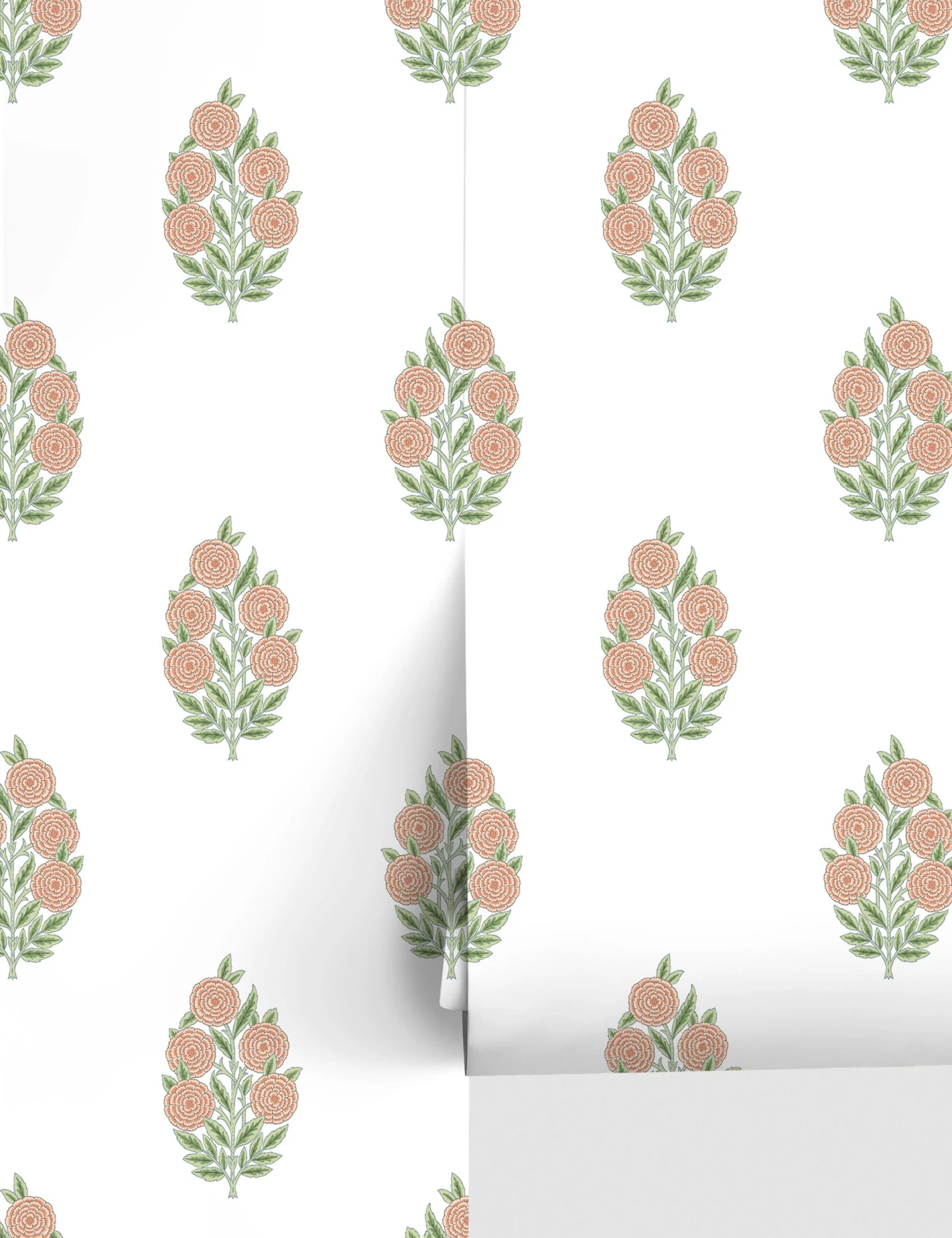 Dutch Floral Peel + Stick Wallpaper By Tamara Day 4 Dutch Floral Peel + Stick Wallpaper By Tamara Day - Image 2