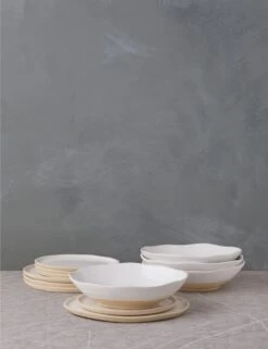 Rosaura Dinnerware (12-Piece Set) -Home Decor Sale RosauraDinnerware 12 PieceSet A0658099 0385