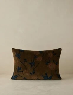 Royce Velvet Pillow -Home Decor Sale RoyceVelvetPillow Olive Lumbar A0658534B Product 0439