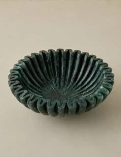 Ruffle Bowl By Anastasio Home -Home Decor Sale RuffleBowl Emerald Product 2366