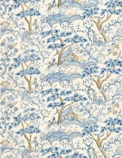 Kelmescott Linen Fabric By Scalamandre -Home Decor Sale SC 000116590 SCH