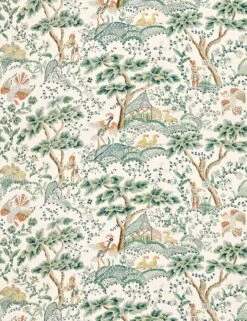 Kelmescott Linen Fabric By Scalamandre