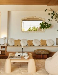 Velvet Clover Pillow By Sarah Sherman Samuel -Home Decor Sale SSSHOTEL Site Crops Lifestyle 9