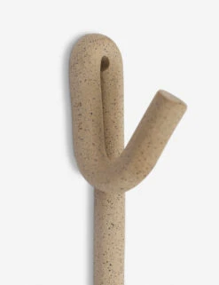 Leggy Long Wall Hook By SIN Ceramics -Home Decor Sale SinCeramicsLeggyLongWallHook Speckled 5202