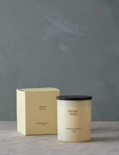 Boutique Fragrance By Cereria Molla -Home Decor Sale SingleWickCandlebyCereriaMolla VelvetWood 16392