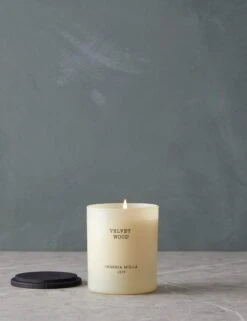 Boutique Fragrance By Cereria Molla -Home Decor Sale SingleWickCandlebyCereriaMolla VelvetWood 16394
