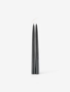 Taper Candles, 12" (Set Of 8 Pairs) -Home Decor Sale SmokeTaperSilo12 1