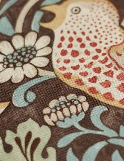 Strawberry Thief Cotton Fabric By Morris & Co. -Home Decor Sale StrawberryThiefFabricbyMorris Co. Chocolate Slate L0469187 107