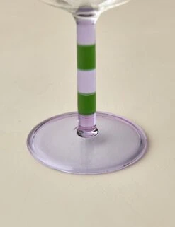 Striped Coupe Glass (Set Of 2) By FAZEEK -Home Decor Sale StripedCoupeGlass Setof2 byFAZEEK A0659652 Product 0616