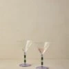 Striped Martini Glass (Set Of 2) By FAZEEK -Home Decor Sale StripedMartiniGlass Setof2 byFAZEEK A0659651 Product 0601