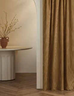 Striped Velvet Curtain Panel By Sarah Sherman Samuel -Home Decor Sale StripedVelvetCurtainPanel CopperandSand 50 x84 L0468116 1 StudioLifestyle