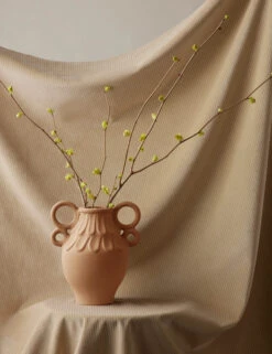 Striped Velvet Fabric By Sarah Sherman Samuel -Home Decor Sale StripedVelvetFabric NaturalandOatbySarahShermanSamuel L04698661905 StudioLifestyle