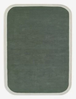 Boswell Hand-Tufted Wool Rug -Home Decor Sale TAL 01GRN topdown