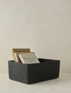 The Sculpted Bin With Lid (Set Of 3) By SortJoy -Home Decor Sale TheSculptedBinwithLid Setof3 Carbon XL L0483299 Product 1564