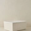 The Sculpted Bin With Lid (Set Of 3) By SortJoy -Home Decor Sale TheSculptedBinwithLid Setof3 Stone XL L0483298 Product 1539
