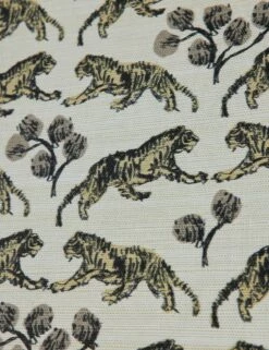 Tiger Grasscloth Wallpaper By Sarah Sherman Samuel -Home Decor Sale TigerGrassclothWallpaper Ivory A0655823 00003