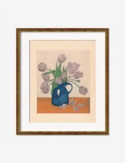 Tulips In A Pitcher Print By Frans Everbag 20 Tulips In A Pitcher Print By Frans Everbag -Home Decor Sale TulipsinaPitcherBronzeGoldOrnateMatted