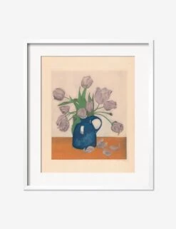 Tulips In A Pitcher Print By Frans Everbag 16 Tulips In A Pitcher Print By Frans Everbag -Home Decor Sale TulipsinaPitcherWhiteMatted