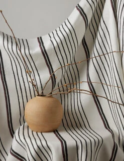 Two Tone Stripe Linen Fabric By Nathan Turner -Home Decor Sale TwoToneStripeLinenFabricbyNathanTurner BlackandBurgundy L0474199 288 Product