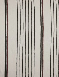 Two Tone Stripe Linen Fabric By Nathan Turner -Home Decor Sale TwoToneStripeLinenFabricbyNathanTurner BlackandBurgundy L0474199 91 Product