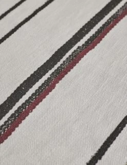 Two Tone Stripe Linen Fabric By Nathan Turner -Home Decor Sale TwoToneStripeLinenFabricbyNathanTurner BlackandBurgundy L0474199 92 Product