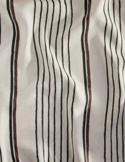 Two Tone Stripe Linen Fabric By Nathan Turner -Home Decor Sale TwoToneStripeLinenFabricbyNathanTurner BlackandBurgundy L0474199 97 Product