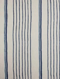 Two Tone Stripe Linen Fabric By Nathan Turner -Home Decor Sale TwoToneStripeLinenFabricbyNathanTurner NavyandSky L0474200 79 Product