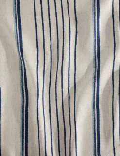 Two Tone Stripe Linen Fabric By Nathan Turner -Home Decor Sale TwoToneStripeLinenFabricbyNathanTurner NavyandSky L0474200 86 Product