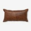 Sabrea Leather Lumbar Pillow -Home Decor Sale V180024 8671174d efb1 46d3 8262 0eae7e14a96c