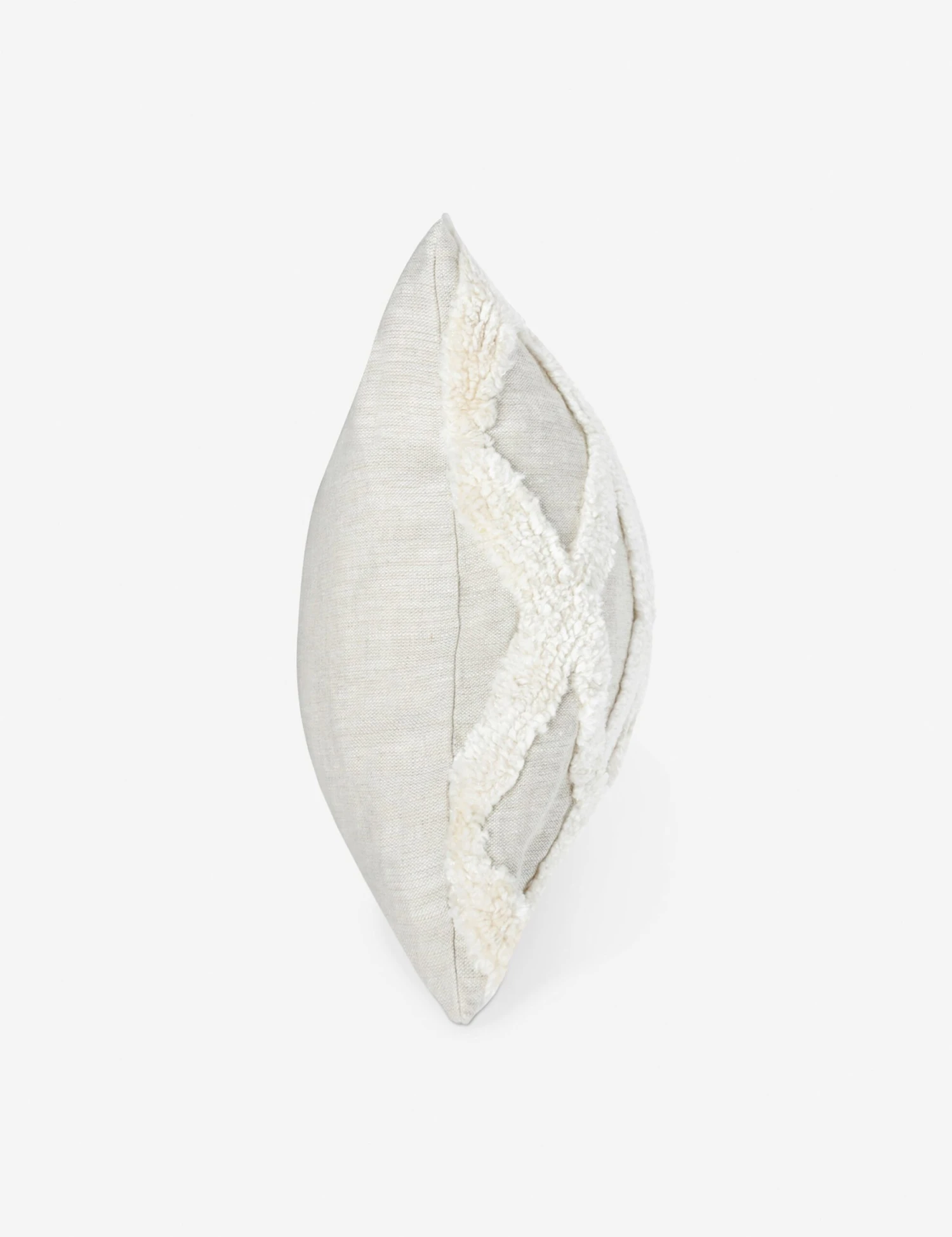 Gayel Linen Pillow, 22" X 22", Natural 8 Gayel Linen Pillow, 22" X 22", Natural - Image 6