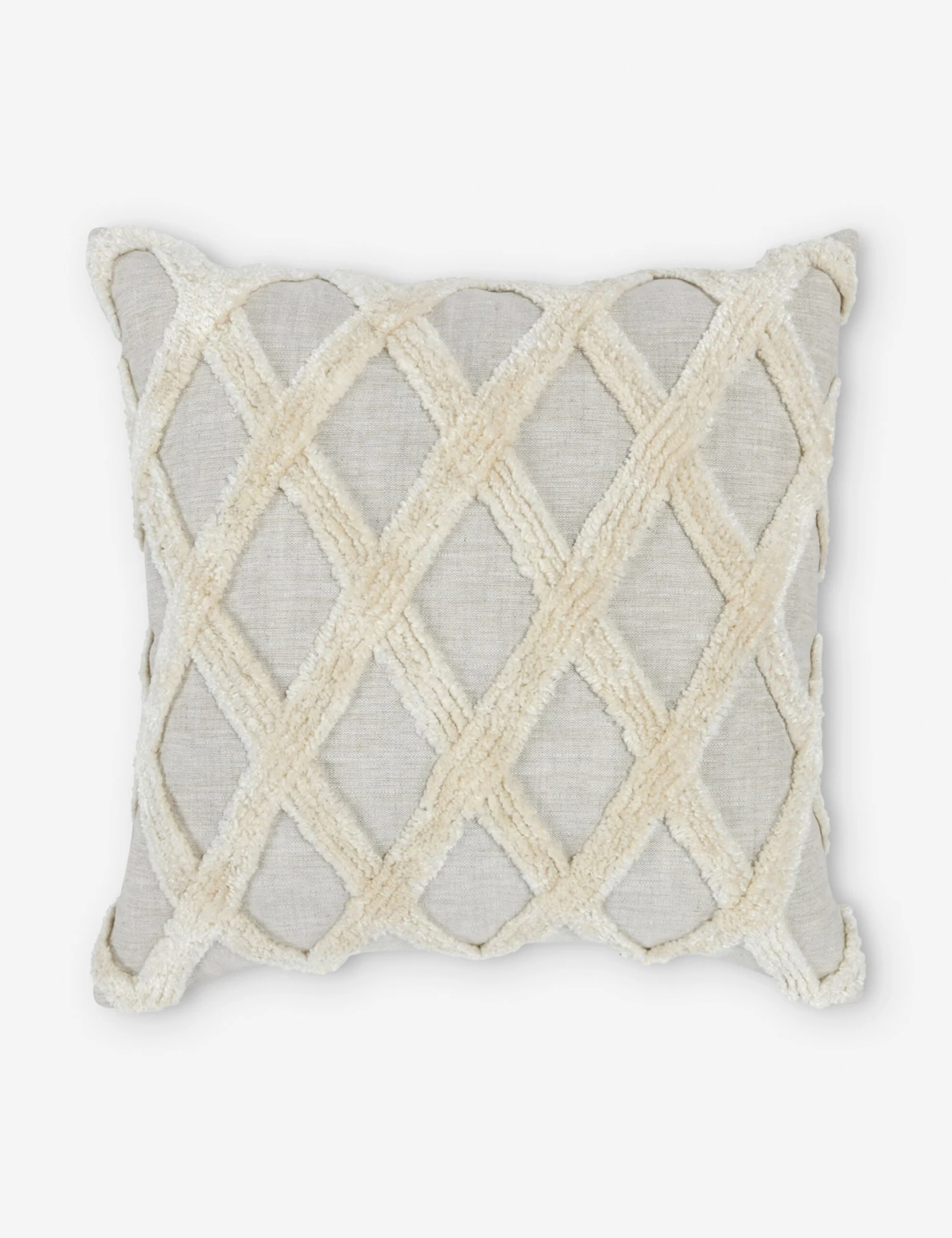 Gayel Linen Pillow, 22" X 22", Natural 3 Gayel Linen Pillow, 22" X 22", Natural