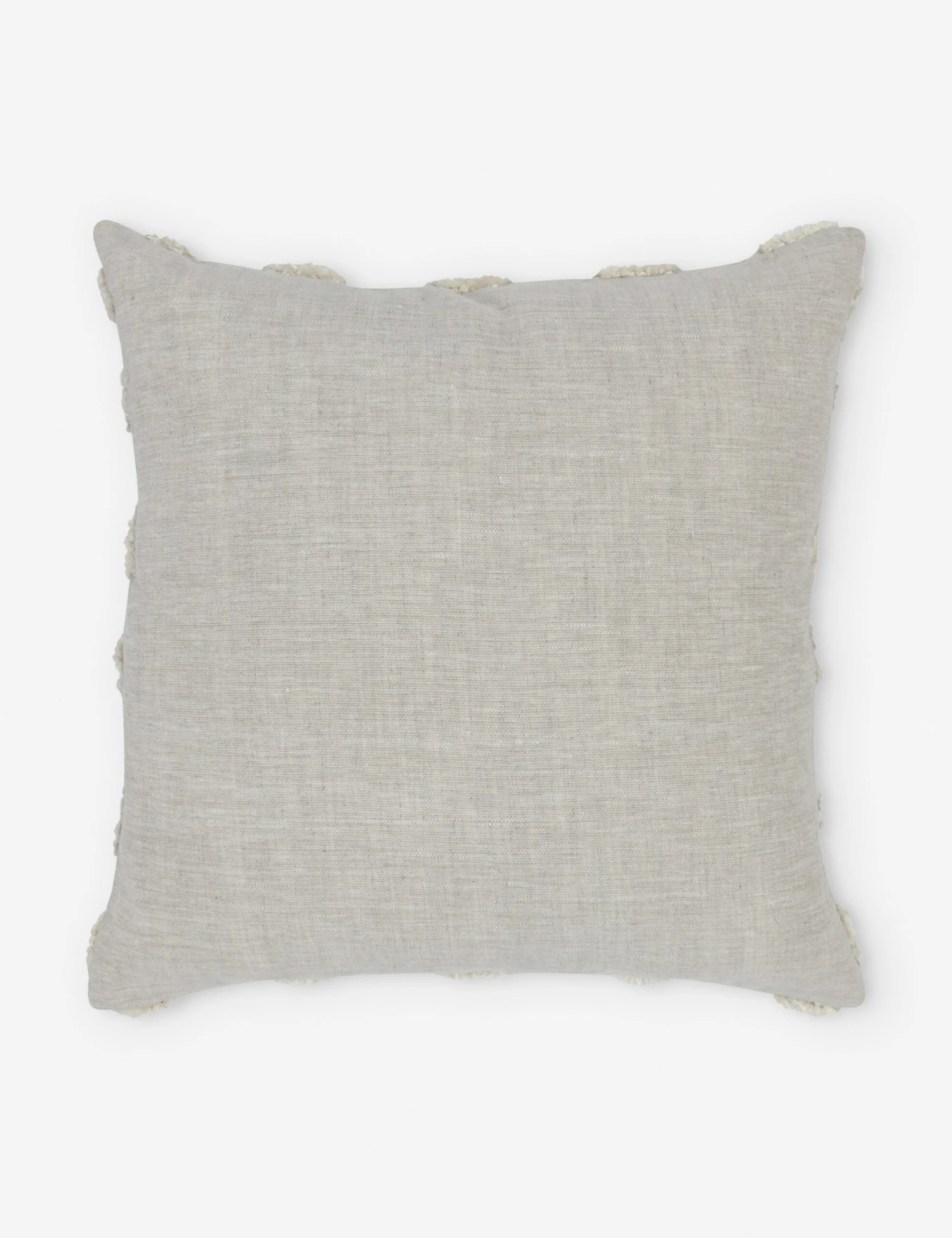 Gayel Linen Pillow, 22" X 22", Natural 4 Gayel Linen Pillow, 22" X 22", Natural - Image 2