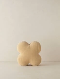 Velvet Clover Pillow By Sarah Sherman Samuel -Home Decor Sale VelvetCloverPillow LightBeigebySarahShermanSamuel LightBeige A0656533 3820 Product