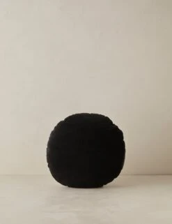 Velvet Round Pillow By Sarah Sherman Samuel -Home Decor Sale VelvetRoundPillow BlackbySarahShermanSamuel Black A0656536 3867 Product