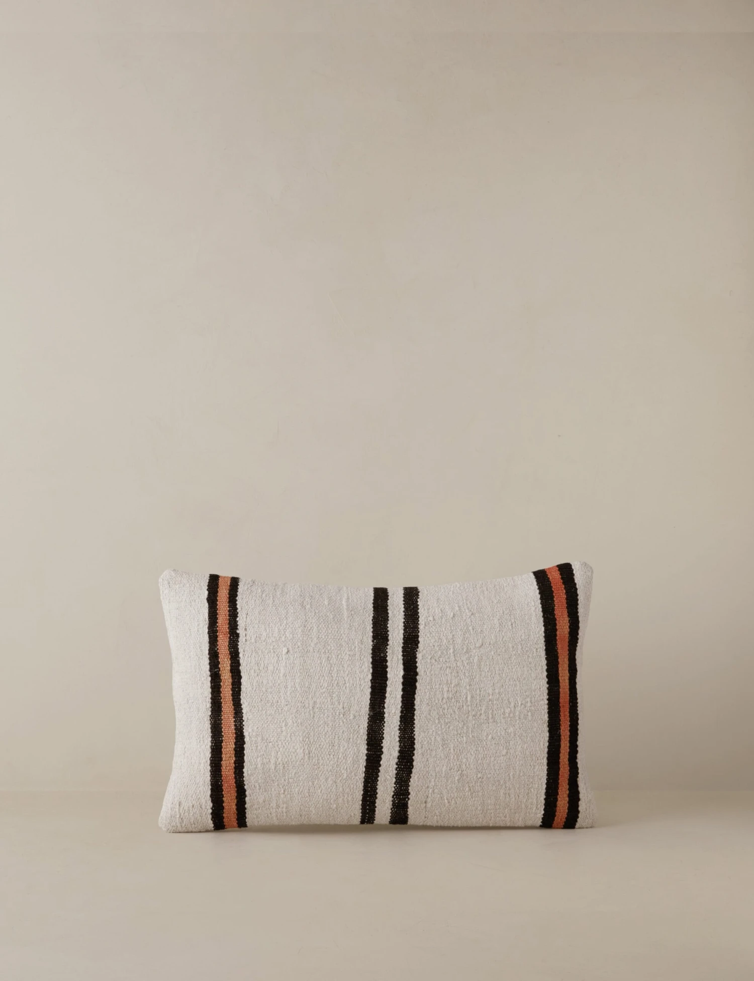 Vintage Lumbar Pillow No. 11, 12" X 20"