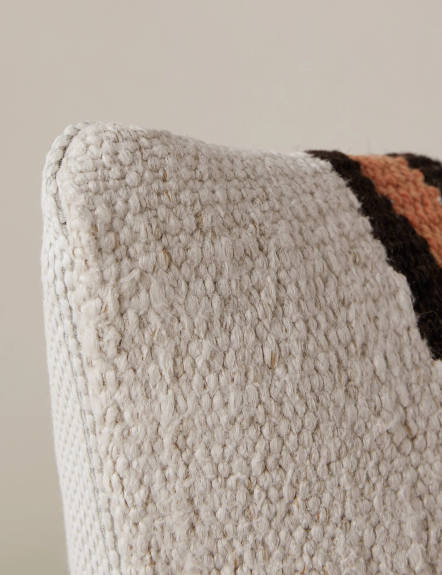 Vintage Lumbar Pillow No. 11, 12" X 20" - Image 3