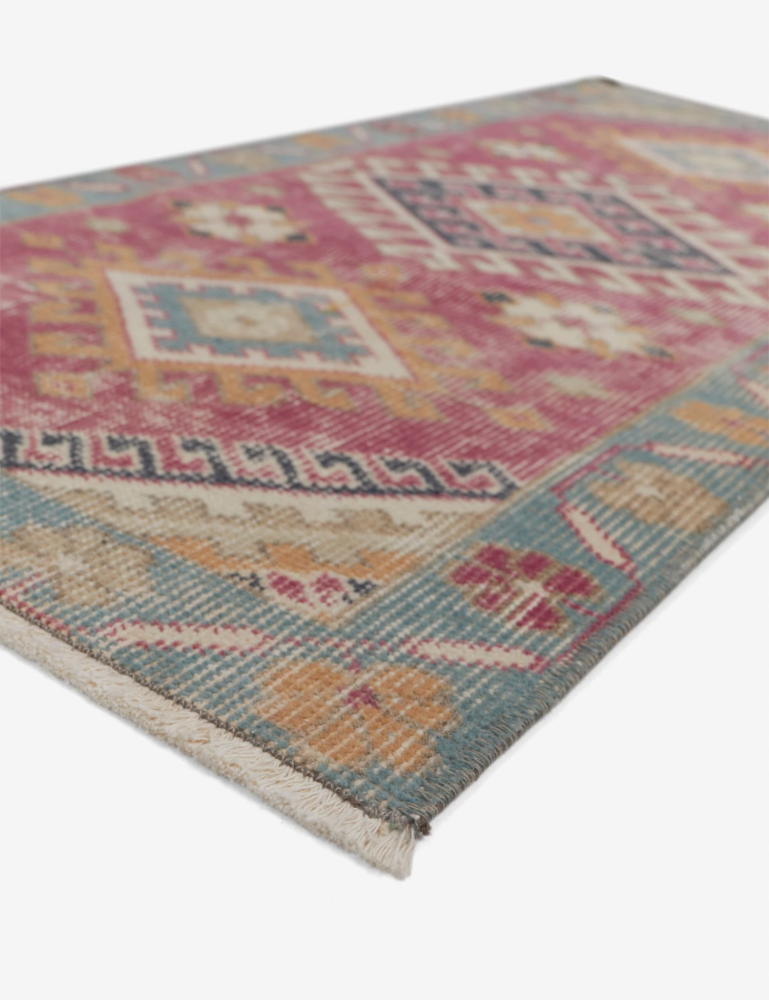 Vintage Turkish Mini Rug No. 128, 1'6" X 3'6" - Image 2