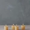Votive Candles (Set Of 4) By Greentree Home -Home Decor Sale Votives setof4 Natural 15063