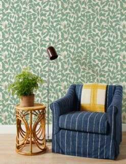 Orchard Leaves Wallpaper -Home Decor Sale Wallshoppe Grasscloth OrchardLeaves Green RS