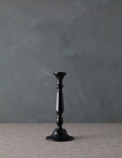 Wooden Georgian Candlesticks -Home Decor Sale WoodenGeorgianCandlestickNo.3 Black CSH11 BLA 2299