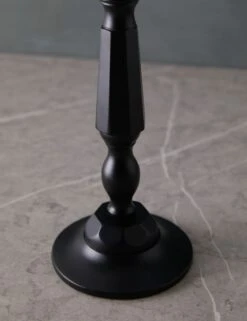 Wooden Georgian Candlesticks -Home Decor Sale WoodenGeorgianCandlestickNo.3 Black CSH11 BLA 2303