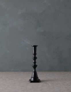 Wooden Georgian Candlesticks -Home Decor Sale WoodenGeorgianCandlestickNo.4 Black CSH10 BLA 2304