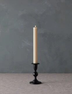 Wooden Georgian Candlesticks -Home Decor Sale WoodenGeorgianCandlestickNo.6 Black CSH05 BLA 2318