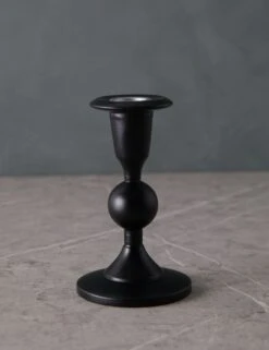 Wooden Georgian Candlesticks -Home Decor Sale WoodenGeorgianCandlestickNo.6 Black CSH05 BLA 2319