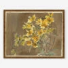 Yellow/Orange Flower With Border Print By Hannah Borger Overbeck 1 Yellow/Orange Flower With Border Print By Hannah Borger Overbeck -Home Decor Sale YellowOrangeFlowersBronzeGoldFrame