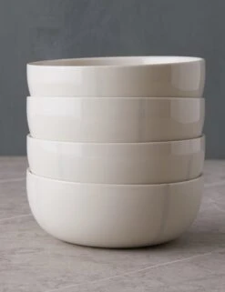 Zuma Porcelain Dinnerware By Kelly Wearstler X Serax -Home Decor Sale ZumaCerealBowl 6 Setof4 Salt L0474218 Product2 3250317c 61a9 4024 9247 fb777b8af763