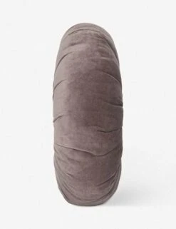 Monroe Velvet Round Pillow -Home Decor Sale a06501331 monroe velvet pillow warm grey 2 1 b4a279b1 db60 4d97 9d33 abc76958bd4d